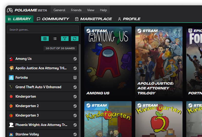 PoliGame Download Header